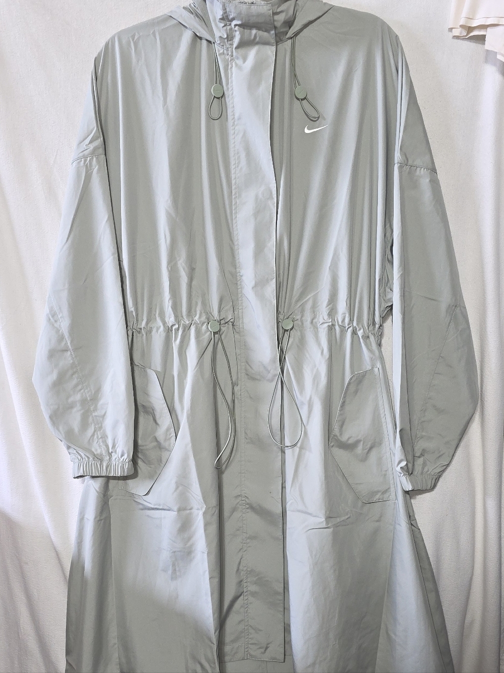 Nike Essential Womens Trench Coat Size Medium NWT - Picture 4 of 13